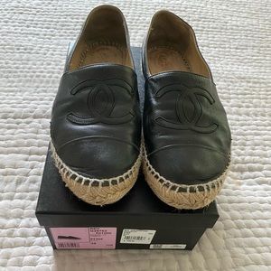 Chanel Espadrilles Black